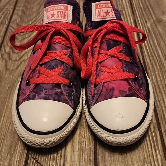 Converse Tie-Die Pink/Purple Sneakers Size 4 - Picture 2 of 4